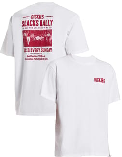 Slacks Rally SS Tee White