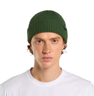 Woodworth Waffle Beanie Pine Needle Green