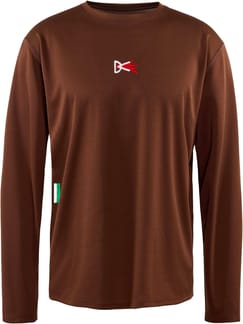 Boxy Training Long Sleeve Tee Espresso