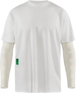 Compression Boxy Training Tee Lunar White/White