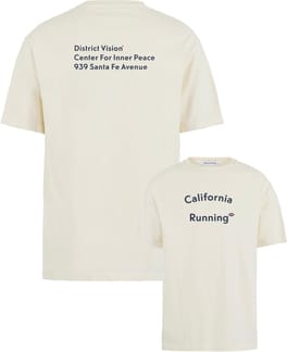 California Cotton Tee Staff Tee Vintage White