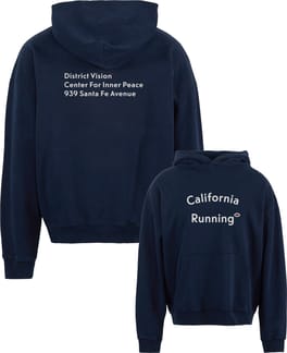 California Cotton Hoodie Staff Hoodie Navy