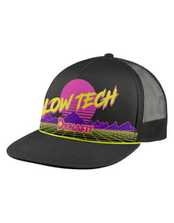 Low Tech Trucker Cap Black Out