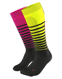 Low Tech Socks Pink Glow