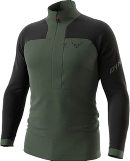 Speed Ptc 1/2 Zip M Black Out Thyme