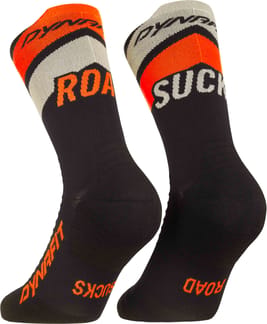Ultra Crew Socks Black Out Ultra Orange