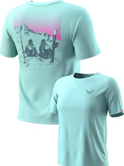 Back Graphic Co T-Shirt W Cloud Blue Twilight