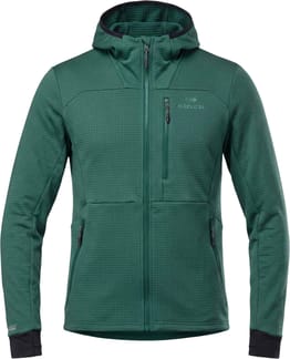 M Thorens Polartec Powergrid Fleece Hoodie Smoke Pine