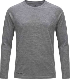 M Eider Merino 190 Top Heather Grey