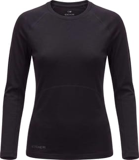 W Eider Merino 190 Top Black
