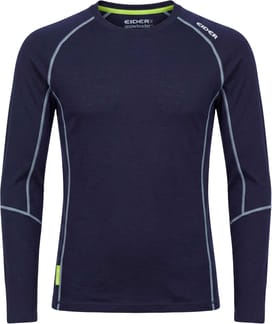 M Eider x Snowleader Merino 180 Top Navy