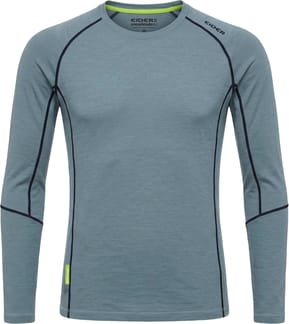 M Eider x Snowleader Merino 180 Top Abyss