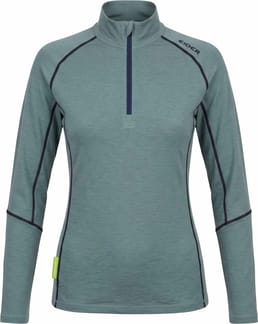 W Eider x Snowleader HZ Merino 180 Top Abyss