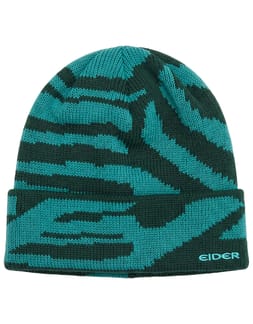 Fluffy Eider Beanie Smoke Pine