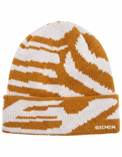 Fluffy Eider Beanie Ocre
