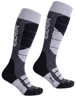 Peakline Merino Eider Ski Socks Black
