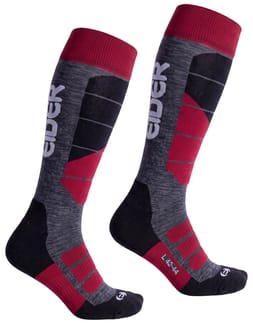 Peakline Merino Eider Ski Socks Red