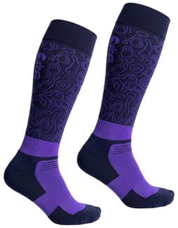 Vintage 90's Ski Socks Eider Purple