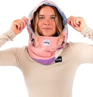 Mandy Fleece Balaclava Abstract Pastels