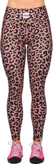 Pocket Tights Pink Leopard