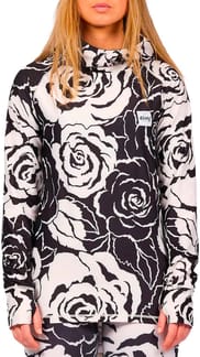 Icecold Hood Top Black Rose