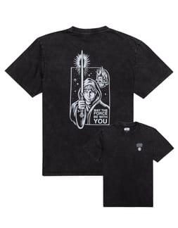 Luke M Tees Washed Black