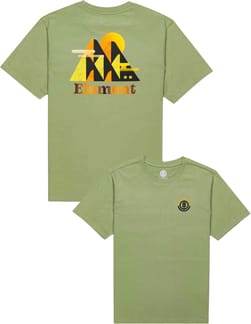 Hills M Tees Oil Green