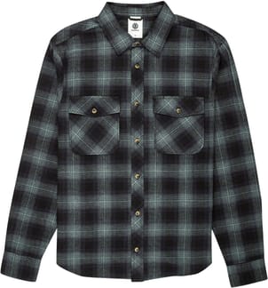 Tacoma Classic M Flannel Shirt Gradient Plaid Agave Green