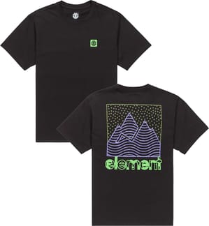 Joint Texture SS Tee Flint Black