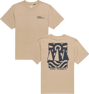 Day & Night SS Tee Aluminum