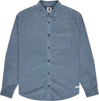 Button Down Regular Corduroy Blue Mirage