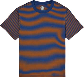 Icon Embroidery SS Tee Youth Dark Denim Sepia