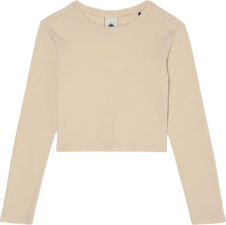 Lowcase Crop LS Tee W Oat Milk