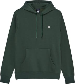 Icon Embroidery Hooded Sweatshirt Deep Forest