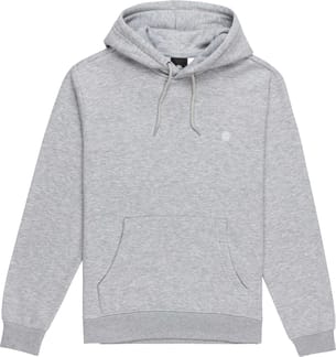 Icon Embroidery Hooded Sweatshirt Mid Grey Heather