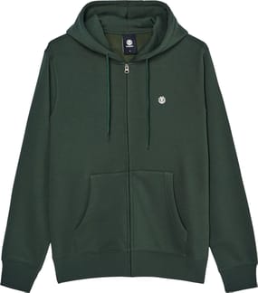 Icon Embroidery Zipped Sweatshirt Deep Forest