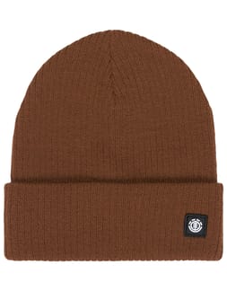 Mid Icon Beanie Rib Sepia