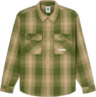 Hueco 2Pkt Midweight Shirt Bronze Green Aluminium