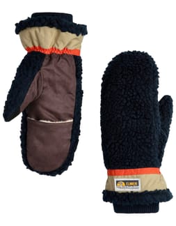 Teddy Mitten Navy