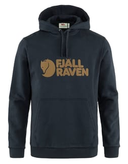 Fjällräven Logo Hoodie M Dark Navy
