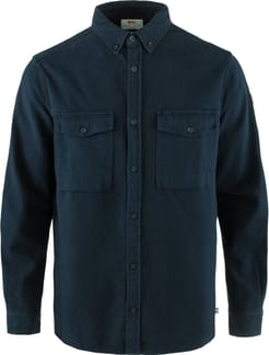 Övik Twill Shirt M Dark Navy Dark Navy