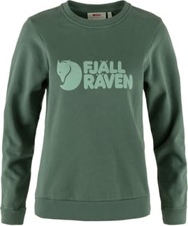 Fjällräven Logo Sweater W Deep Patina Misty Green