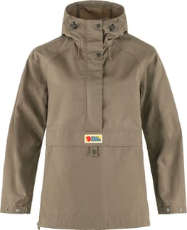 Vardag Anorak W Suede Brown
