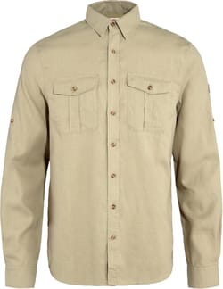 Övik Travel Shirt LS M Sand Stone