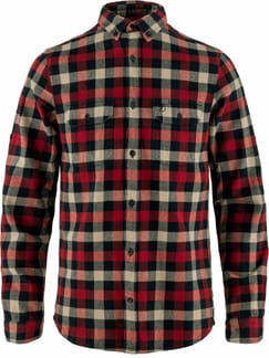 Skog Shirt M Dark Navy-Red