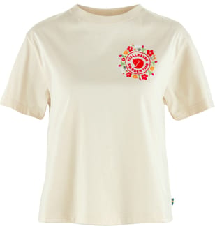 Fjällblomster Logo Tee W Chalk White
