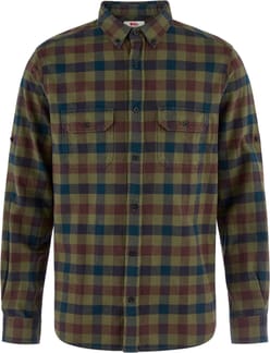 Skog Relaxed Shirt M Laurel Green Dark Navy
