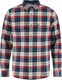 Singi Heavy Flannel Shirt M Dark Navy Maroon