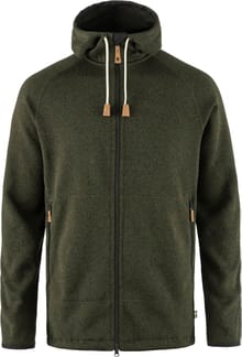 Övik Fleece Hoodie M Deep Forest