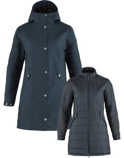 Visby 3 in 1 Jacket W Dark Navy